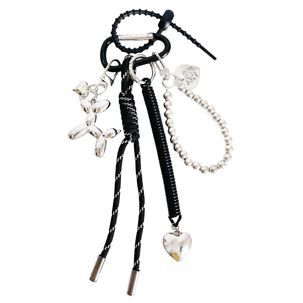 5334 Keychain , Bag Charm, Hand-Woven Nylon Rope Key Chain, Aesthetic
